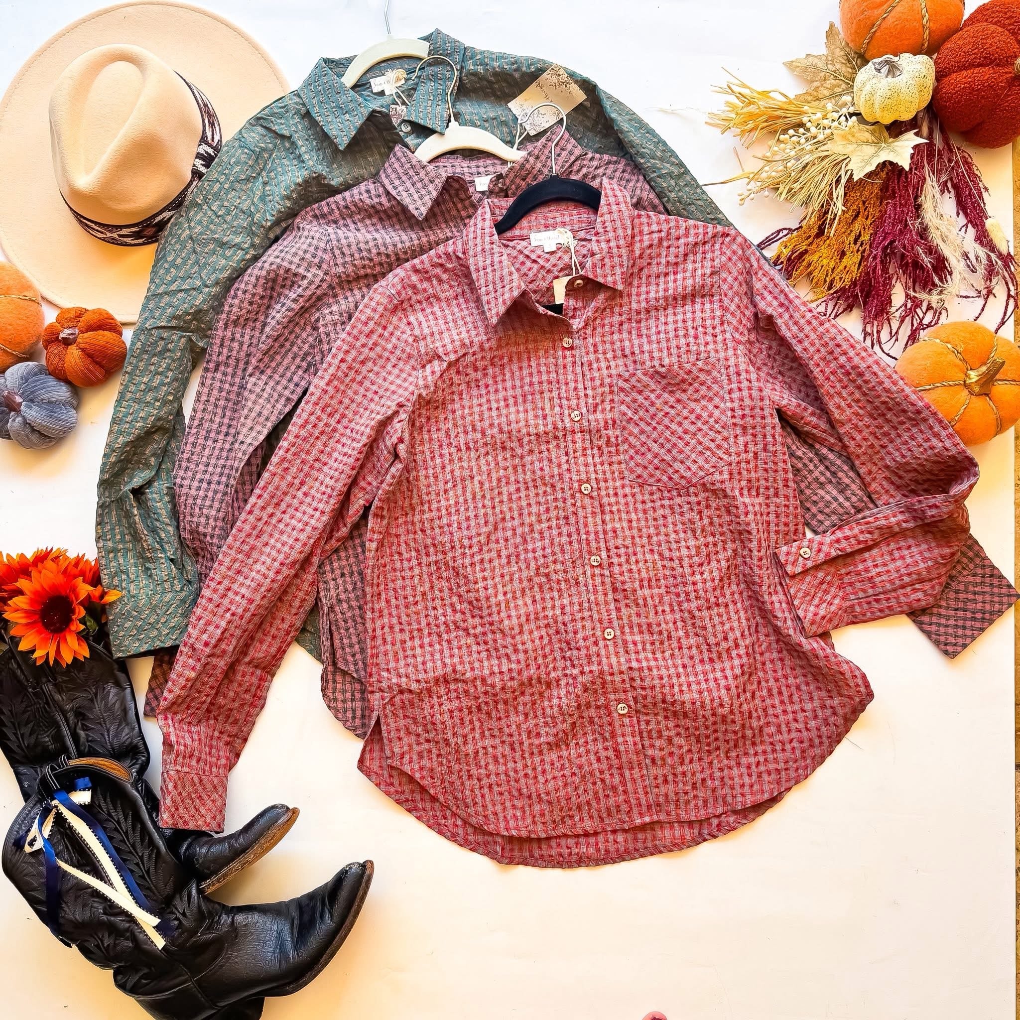 Plaid Button Up