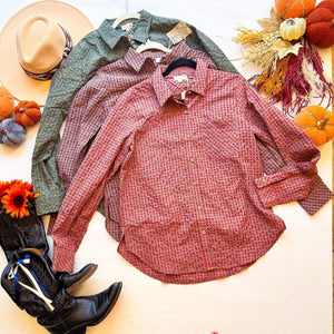 Plaid Button Up