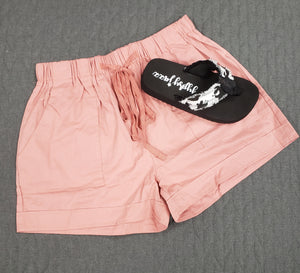 Blush colored shorts